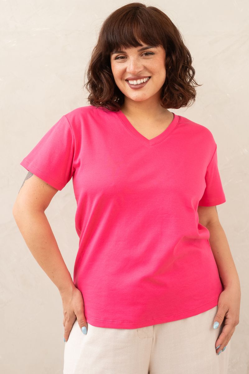 Polo Emi (nuevos colores) - Rosado Intenso, XS
