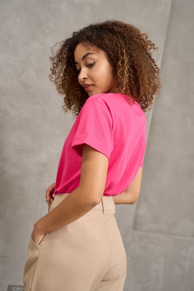 Polo Lía - Rosado Intenso, L