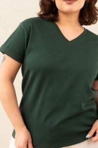 Polo Bea | Cuello V manga con doblez - Imagen 4