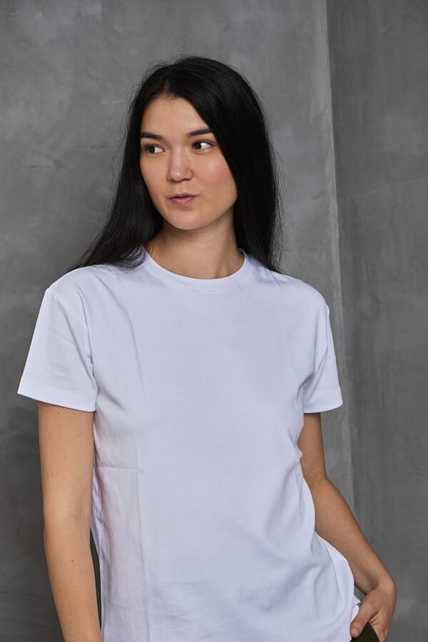 Polo Isa | cuello redondo manga clásica<span> - </span>Blanco, XS
