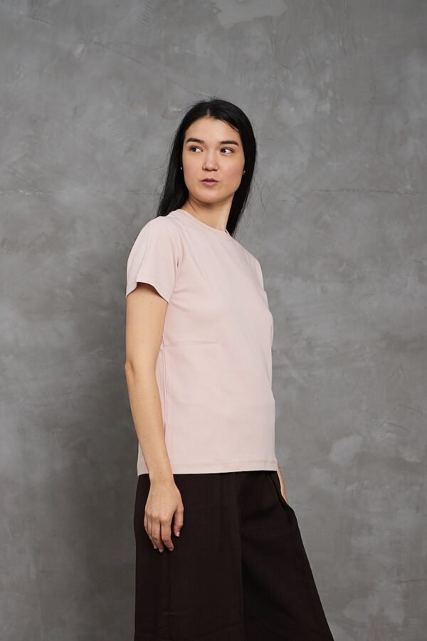 Polo Isa | cuello redondo manga clásica<span> - </span>Fresa Milkshake, XL