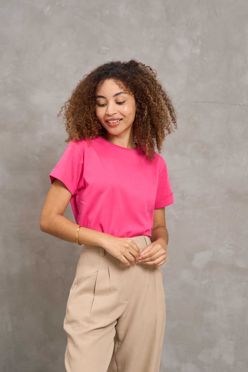Polo Lía - Rosado Intenso, XS
