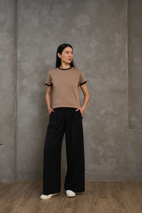 Polo Vico | Cuello redondo bicolor<span> - </span>Cocoa negro, S