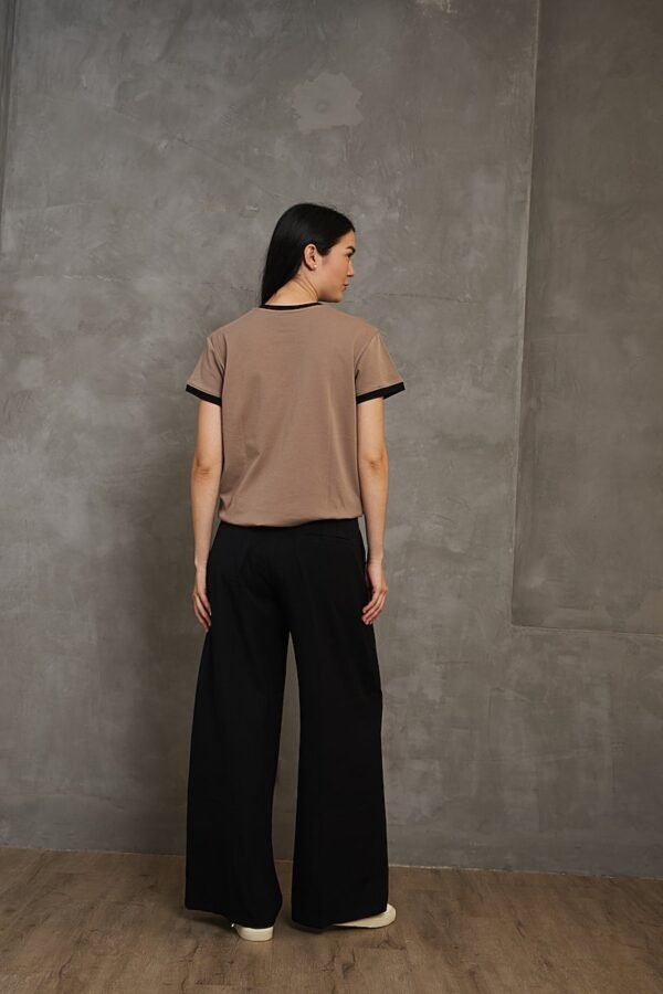 Polo Vico | Cuello redondo bicolor<span> - </span>Cocoa negro, M