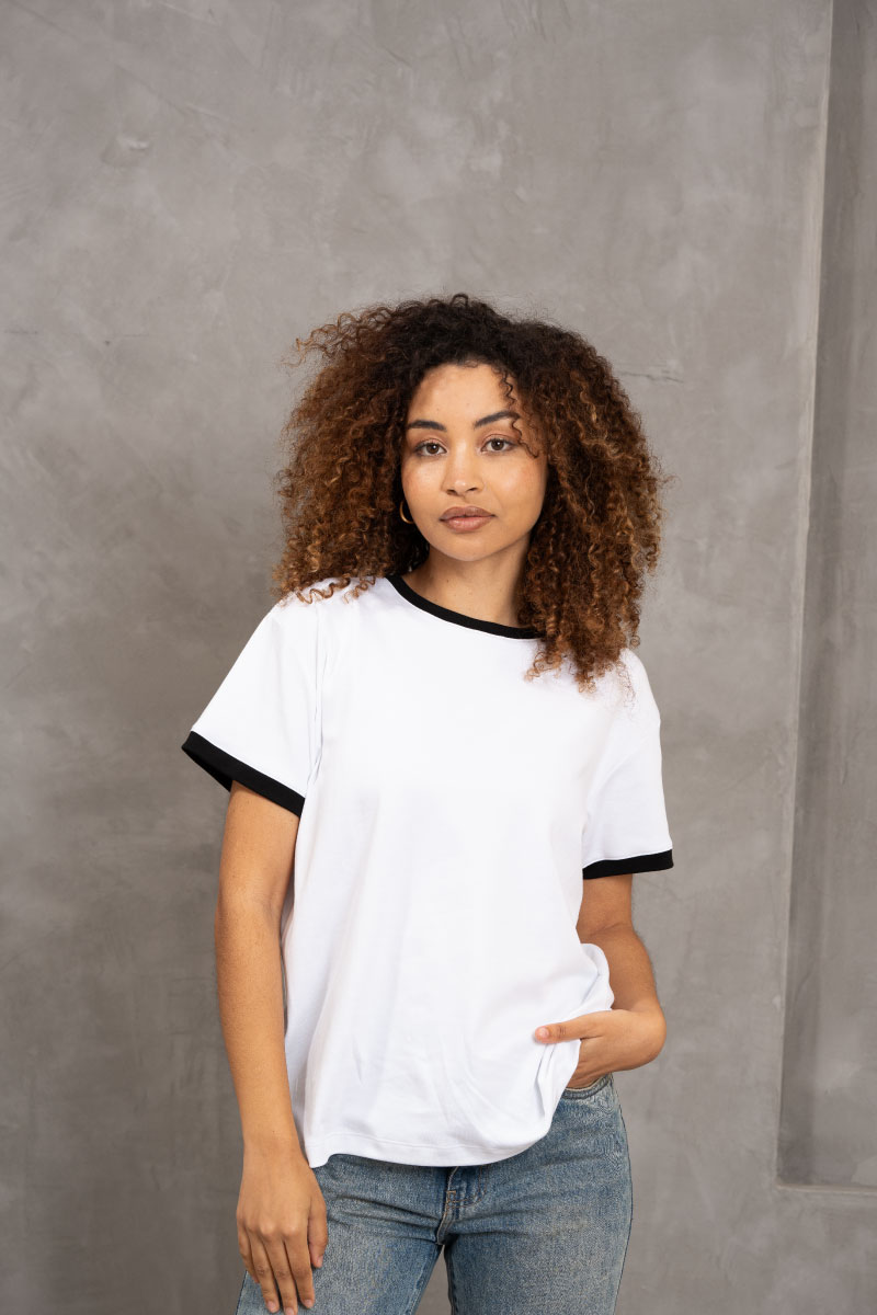 Polo Vico - Blanco Negro, XS