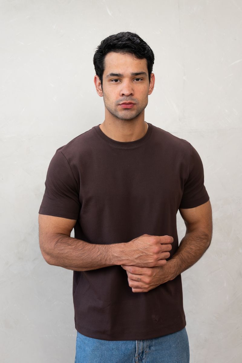 Polo Hombre - Marrón, M