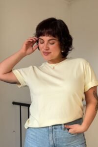 Polo Lía | Cuello redondo manga con doblez - Imagen 19