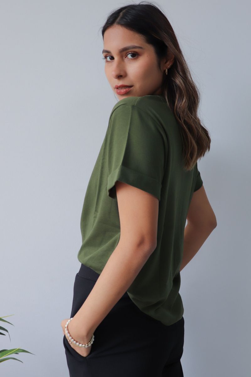 Polo Lía (básicos clásicos) - Verde Militar, M