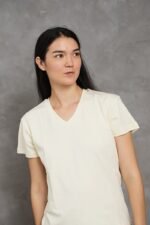 Polo Emi | Cuello V manga clásica - Imagen 2